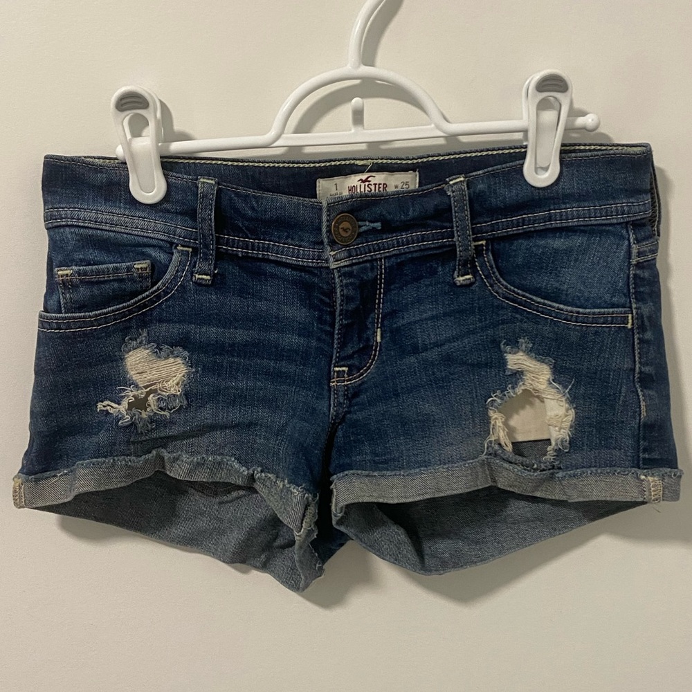 Hollister jean shorts